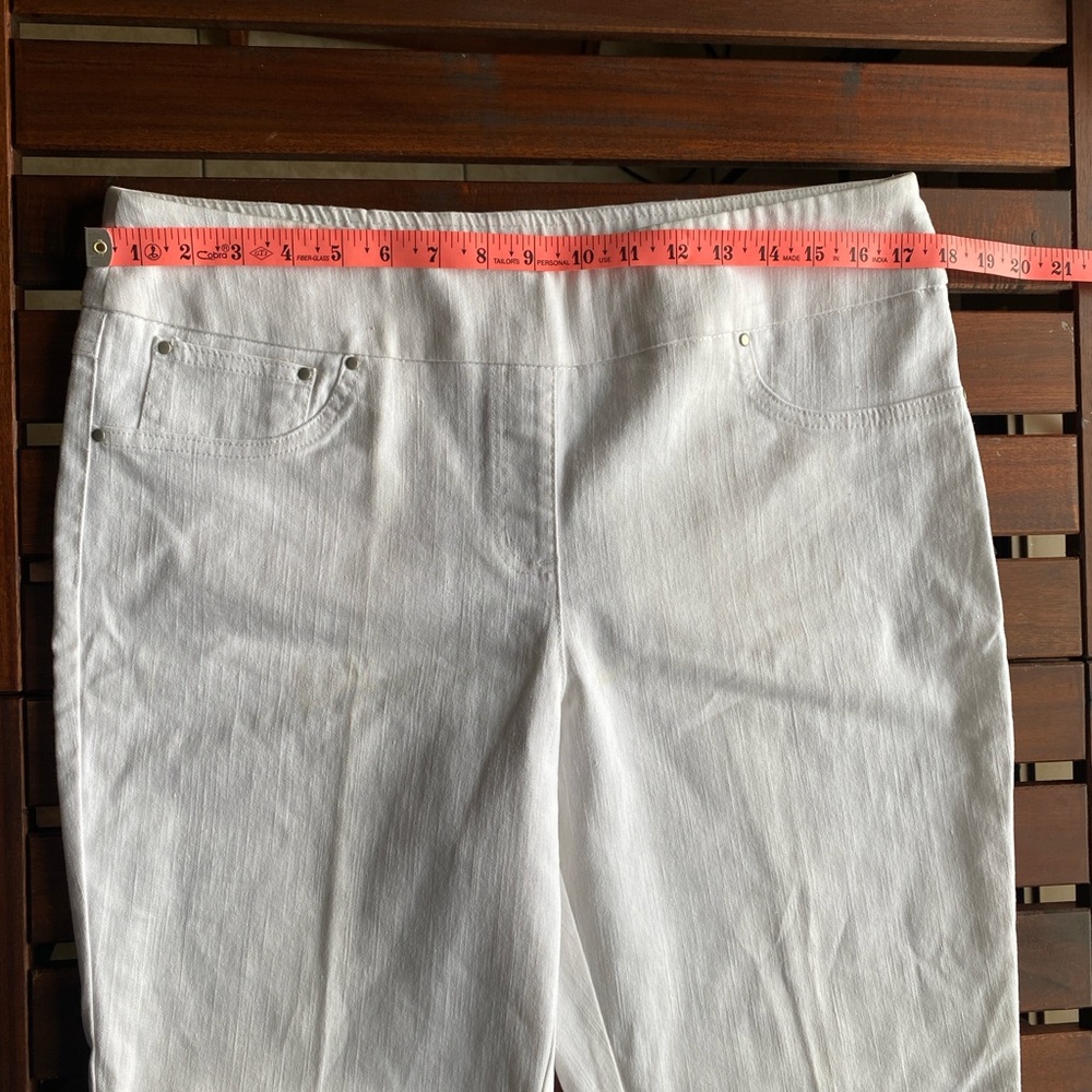Ruby Rd. White Pants - Picture 4 of 6